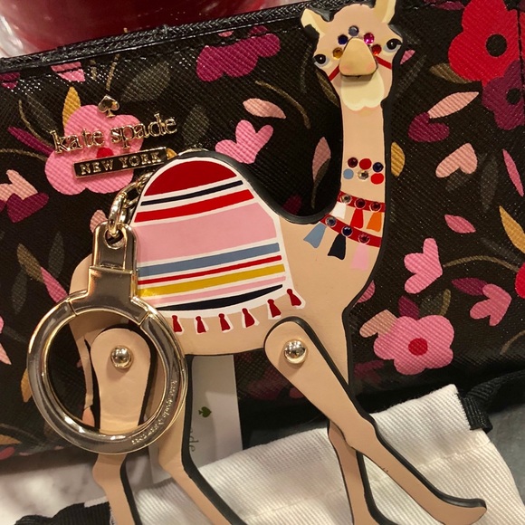 kate spade Accessories - NWT Kate Spade Spice Things Up Camel Keychain